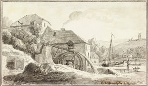Ford Mill (atrament i wc na papierze)
